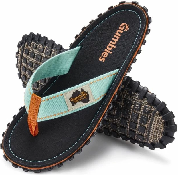 Papuqe unisex Gumbies Islander Tricolor, të zeza