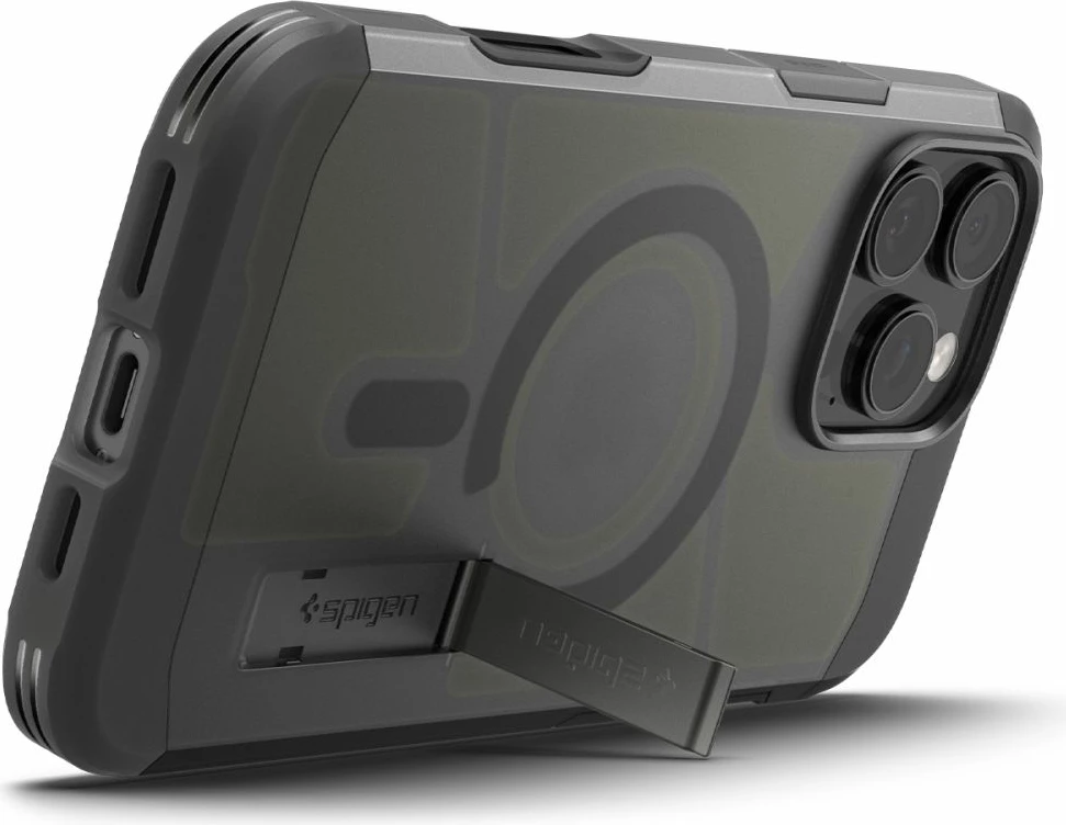 Mbështjellës Spigen Tough Armor T Mag për iPhone 16 Pro Max, MagSafe, zi