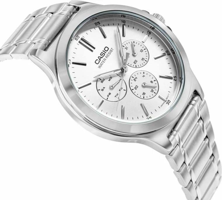 Orë dore për meshkuj CASIO, argjend
