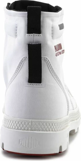 Atlete të larta Palladium, për meshkuj dhe femra, të bardha