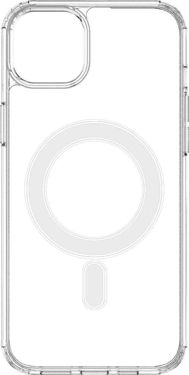 Mbështjellës Hurtel Magnetic Case MagSafe për iPhone 15 Plus, Transparent