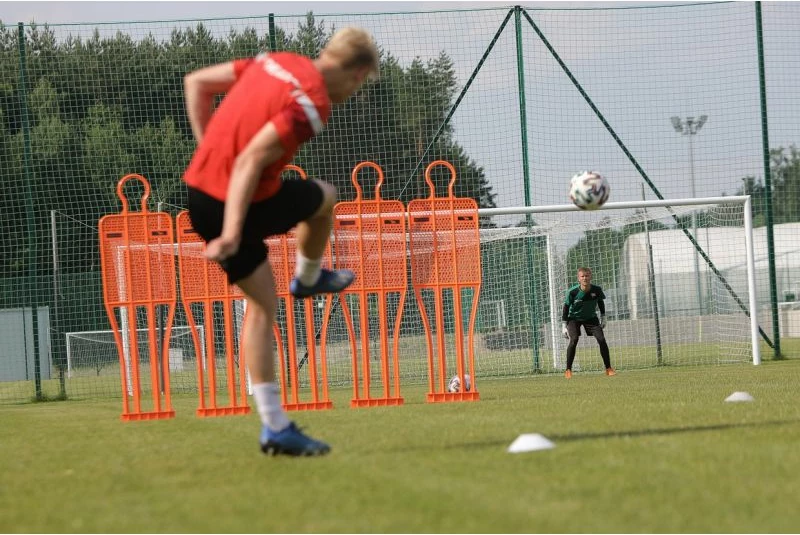 Mur futbolli Yakima PRO 180cm, portokalli