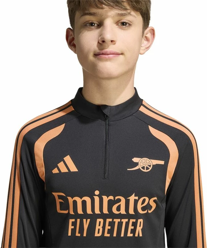 Duks për fëmijë adidas Arsenal London FC 2026/27 Tiro Training Top, i zi [Madhësia: 140 cm]