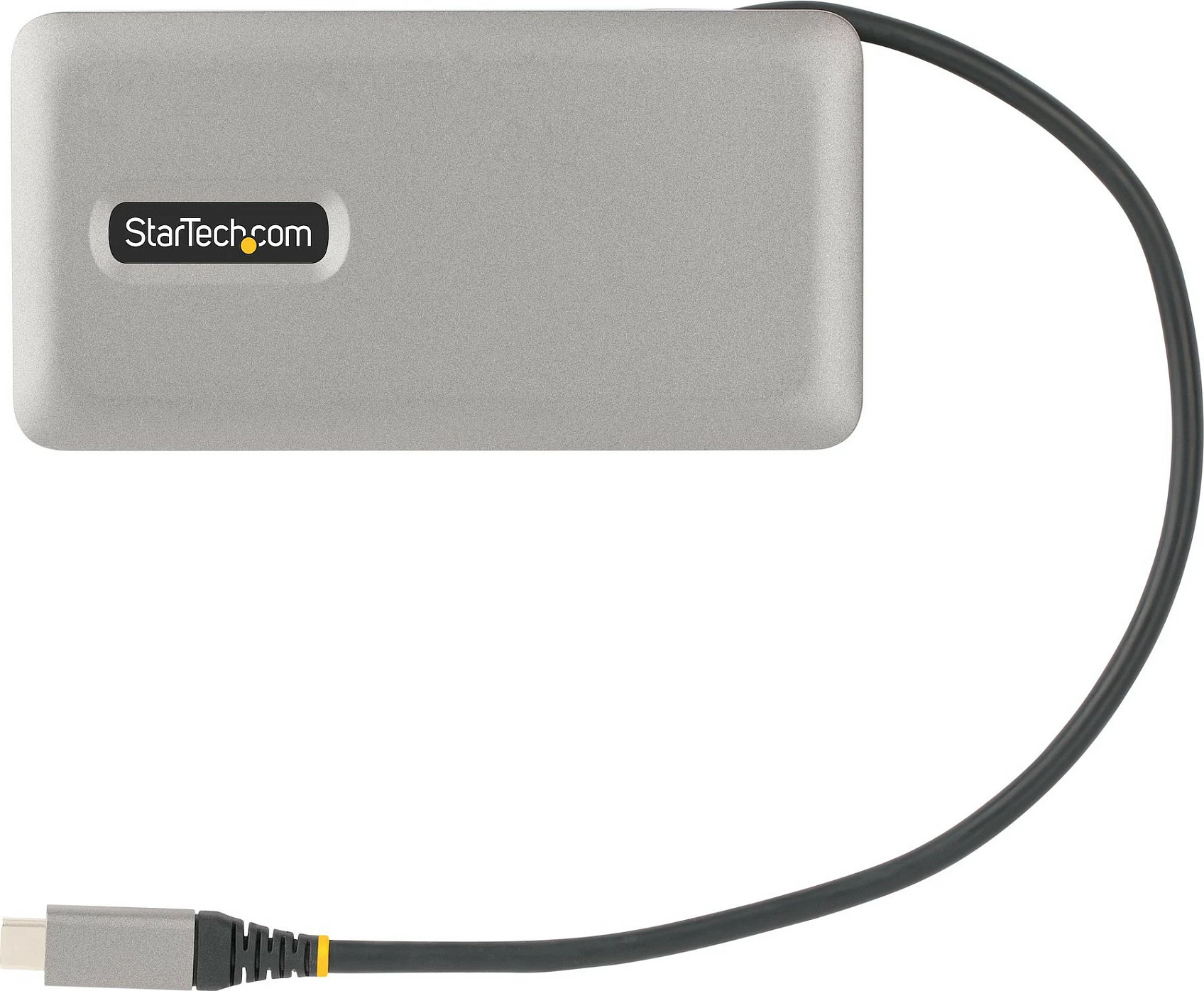 Adapter multiport USB-C StarTech, mini docking station, 4K 60Hz HDMI/DisplayPort, 3x USB, Gigabit LAN, PD 100W, gri