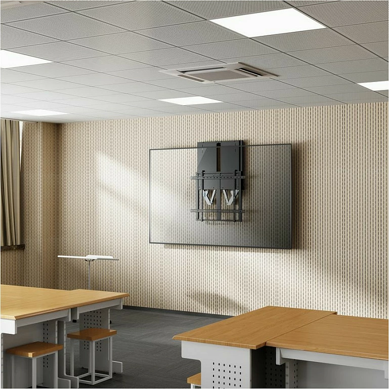 Mbajtëse muri për TV Equip, Up-Down 1 nyje, 60"-100", VESA 800x600, 90 kg, e zezë
