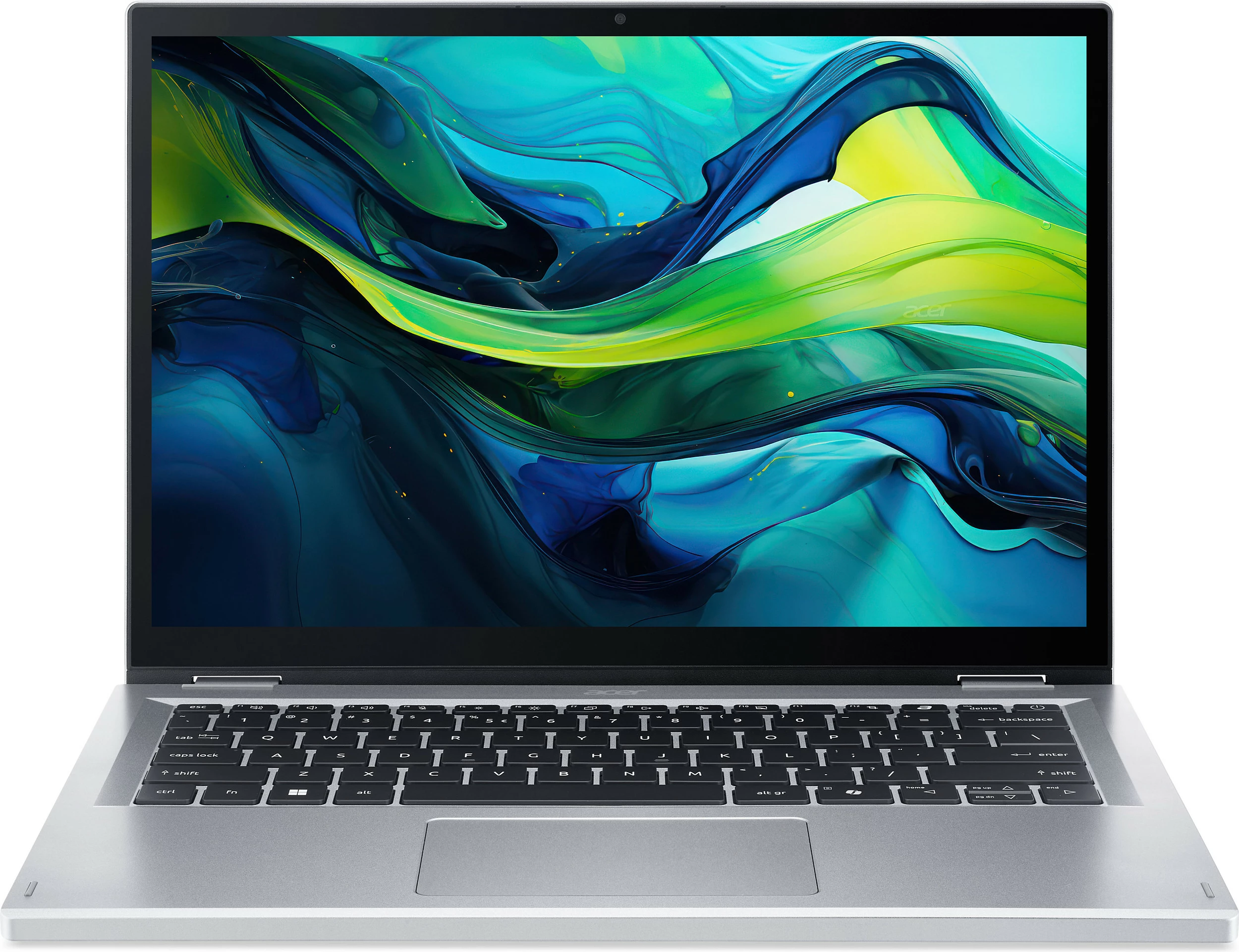 Laptop 2-n-1 Acer Aspire Go Spin 14 AGSP14-31PT-325W, Intel Core 3, 8GB RAM Memorje, 512GB SSD, 14" Touch, Windows 11 Home, Pure Silver