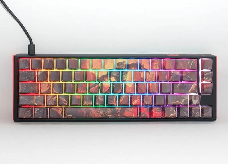 Tastierë gaming Ducky One 3 SF Doom limited edition, multikolor