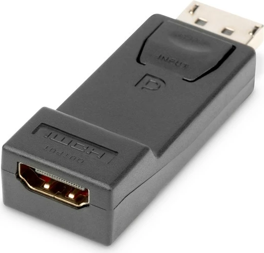 Adapter Digitus DisplayPort në HDMI, AK-340602-000-S, i zi