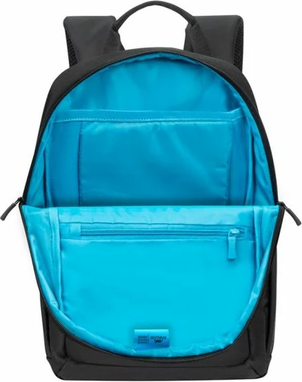 Çantë shpine për laptop RIVACASE 7523, 13.3-14\", waterproof, RPET, e zezë