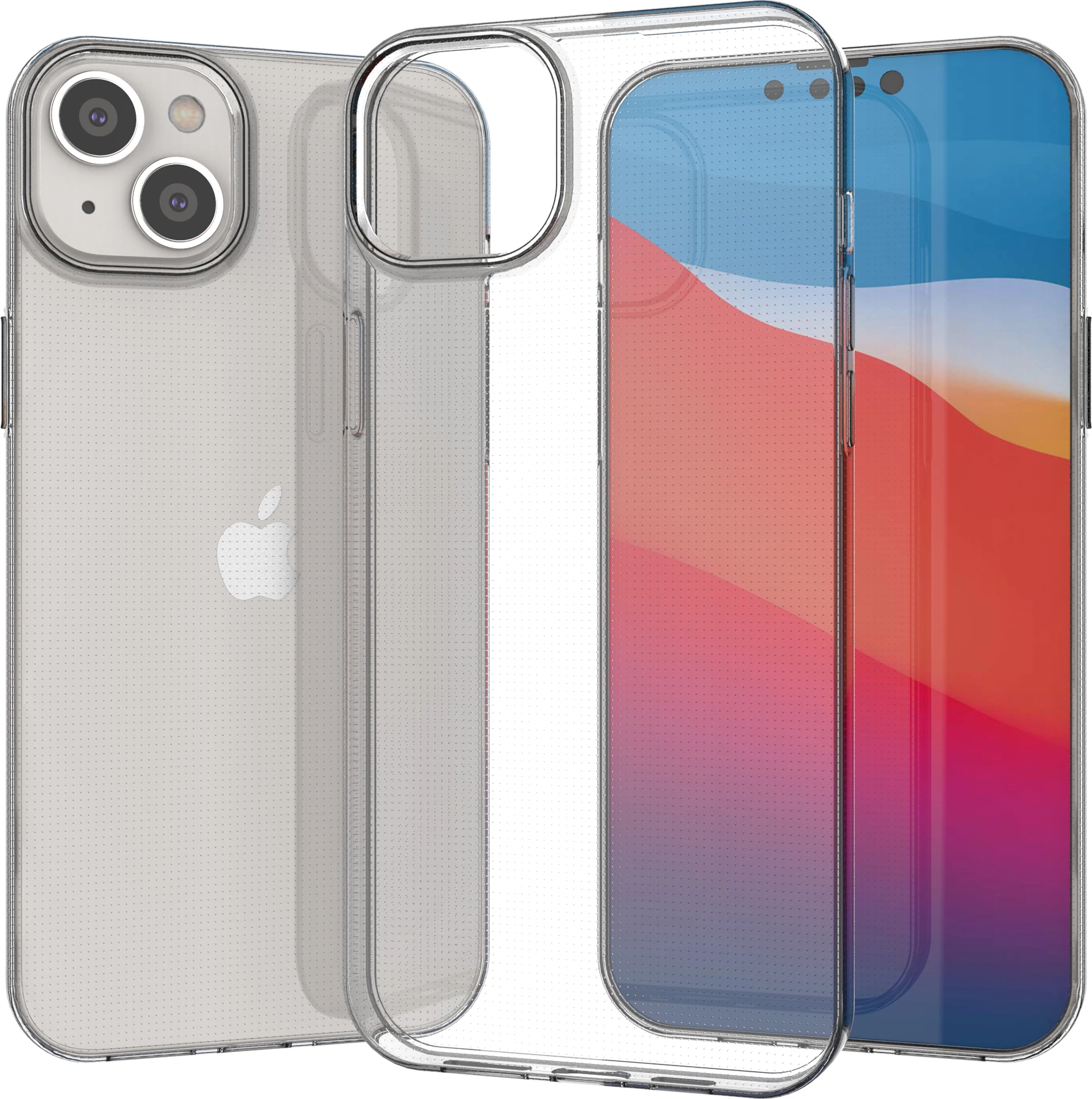 Mbështjellës Hurtel Ultra Clear 0.5mm për iPhone 14 Plus, Transparent