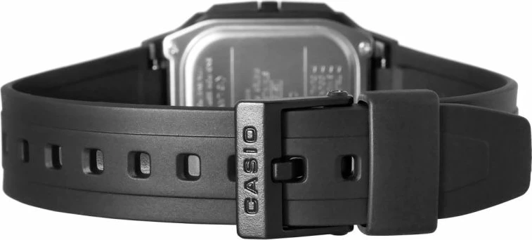 Orë dore për meshkuj Casio, e zezë