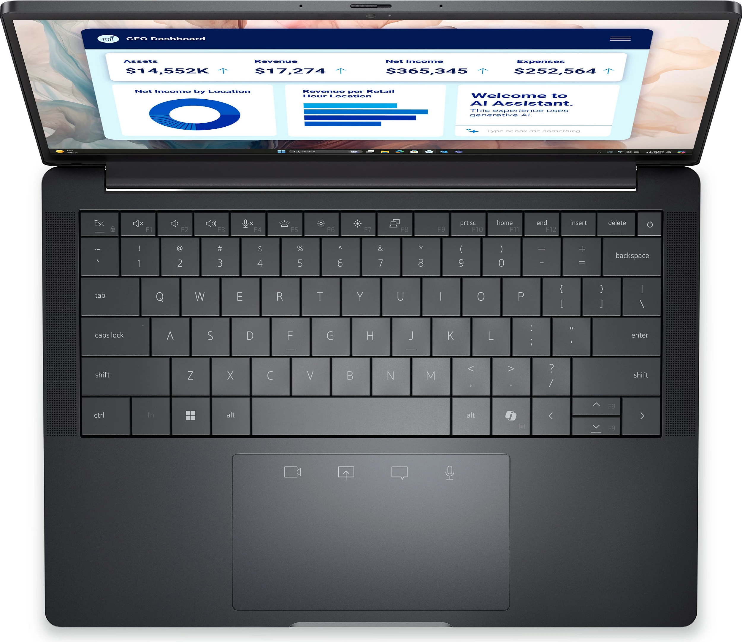 Laptop Dell Pro 13 Premium PA13250, CU7 268V, 32GB RAM Memorje, 512GB SSD, 13.3" Touch, Windows 11 Pro