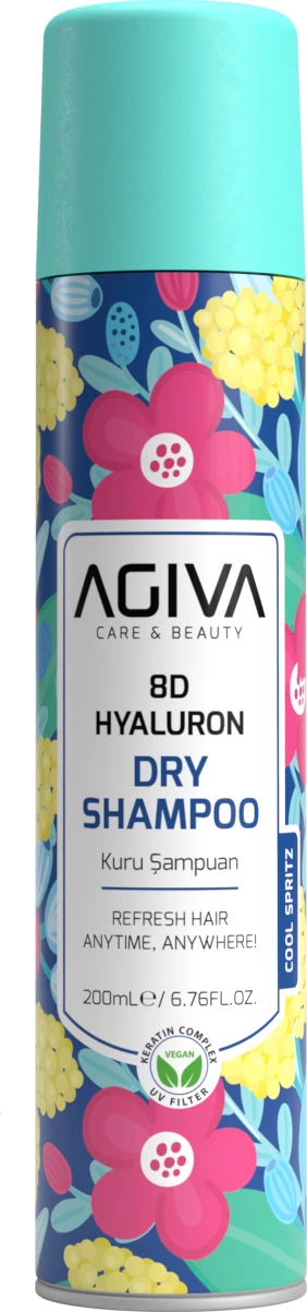 Shampon i thatë për flokë Agiva 8D Hialuron Pro Care