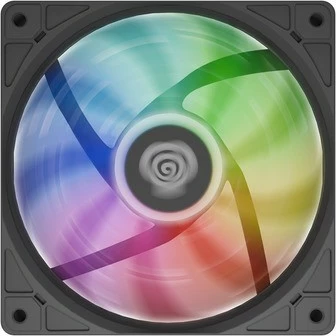 Ventilator kase Natec GENESIS OXAL 120 ARGB, 12 cm, me ndriçim ARGB, i zi