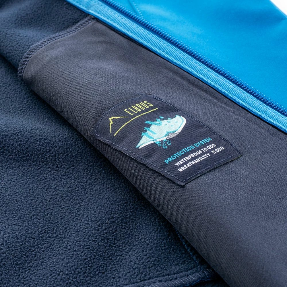 Xhaketë burrash Elbrus Sete softshell 10,000 mm, me kapuç, madhësia S, blu