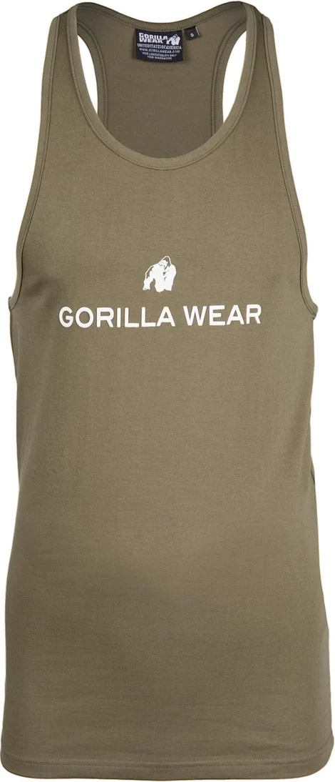 Carter Stretch Tank Top - Army Green [Madhësia: 2XL]