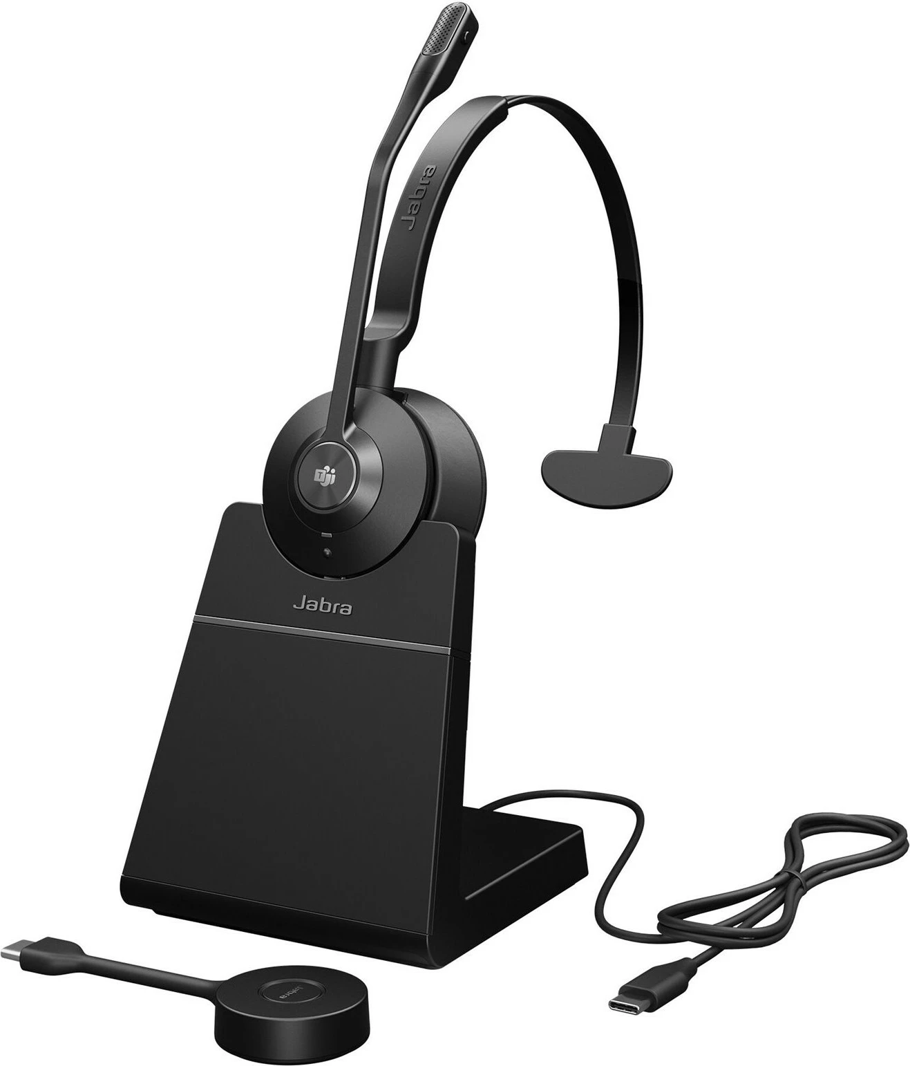 Kufje Jabra Engage 55 SE, USB-C MS Mono, Wireless, E zezë