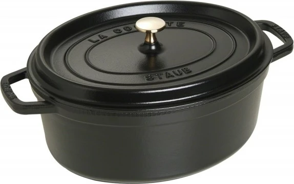 Cocotte Staub 5.5L, gize, e zezë