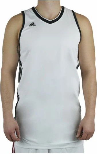 Maicë për meshkuj adidas, e bardhë