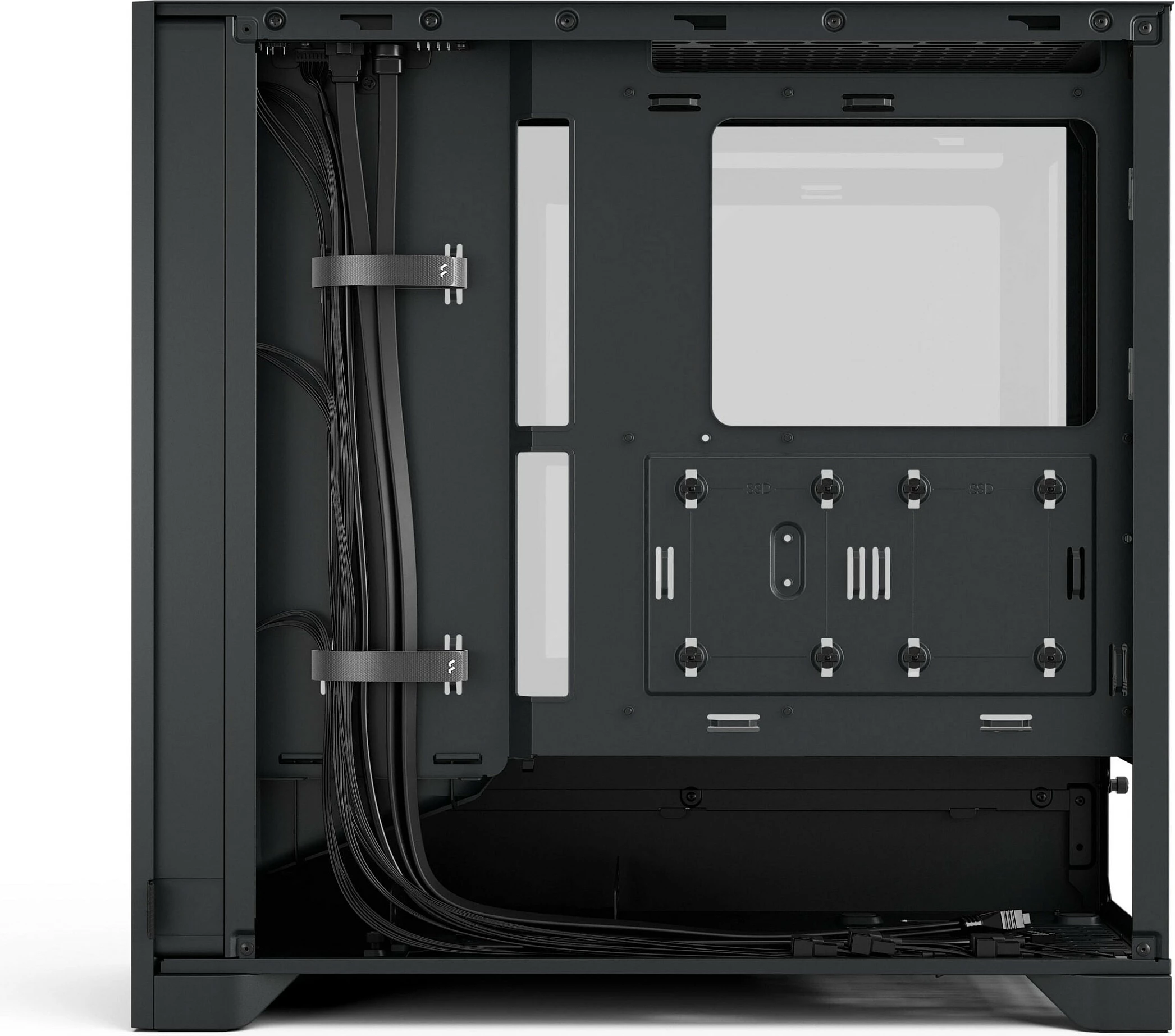 Kasë Fractal Design Pop 2 Air TG RGB, Midi Tower, ATX/mATX/Mini-ITX, e zezë