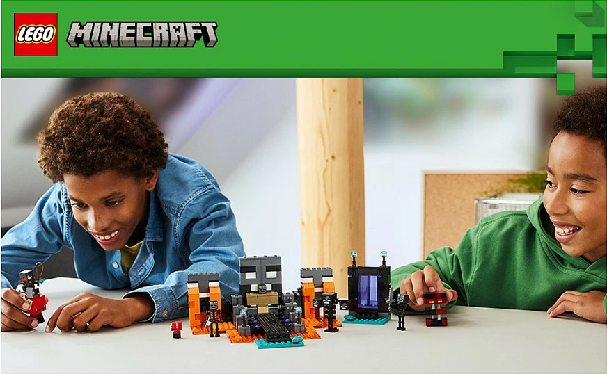 Set ndërtimi LEGO Minecraft Wither Battle 21590, 494 copë, 7 figura, shumëngjyrësh
