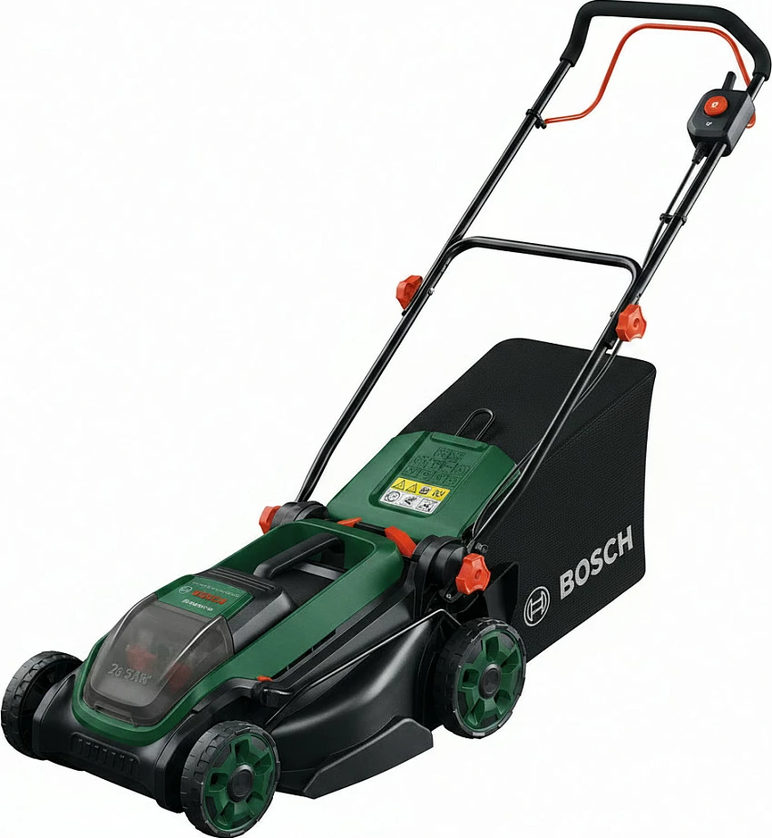 Kositëse bari me bateri Bosch Rotak 18V-43 Set, 18V, 43 cm, jeshile/zi