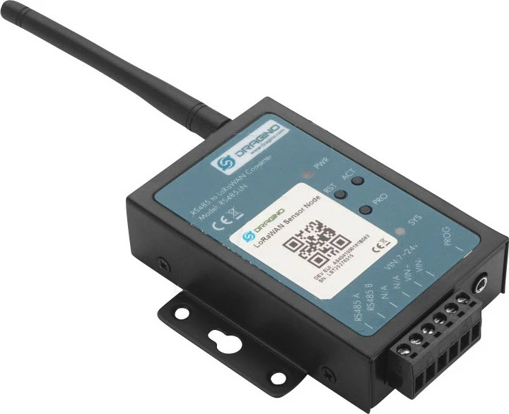 Konvertues LoRaWAN Dragino RS485-LN-EU868, RS485, i zi