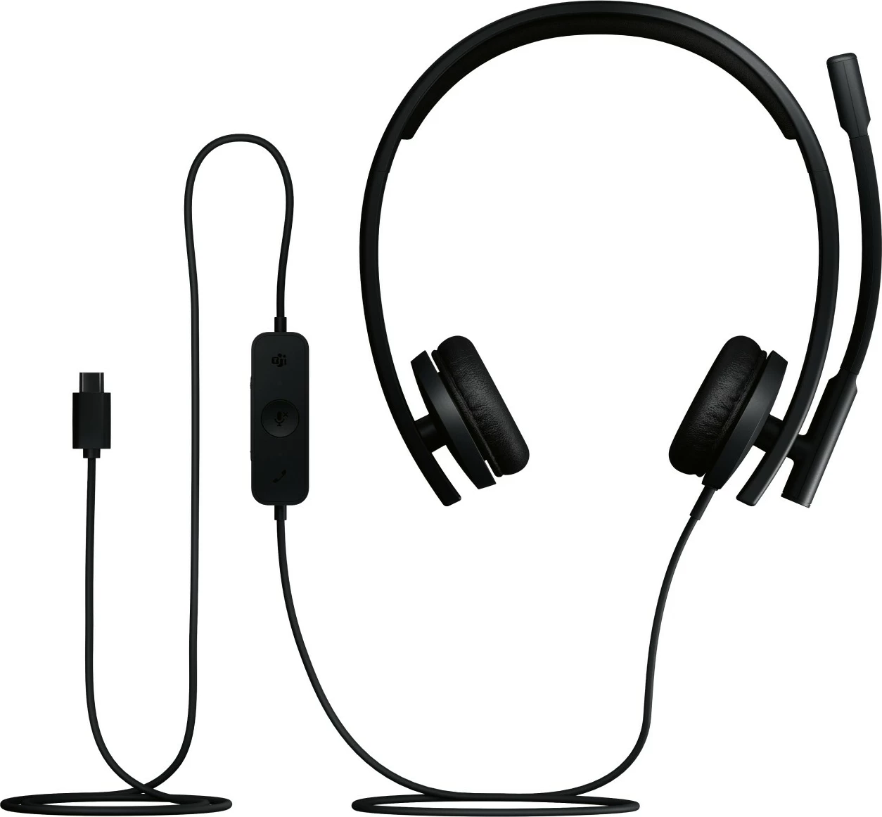 Kufje Logitech H570e, me kabllo, binaurale, USB, për zyrë/call center, e zezë
