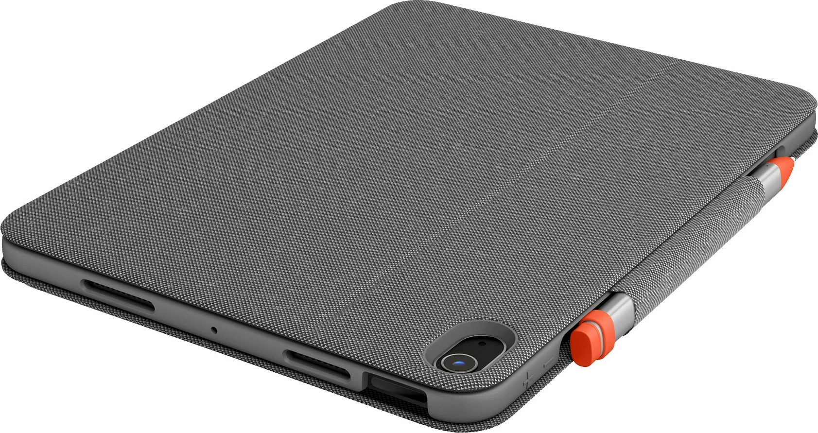 Tastierë me mbështjellës Logitech Slim Folio për iPad Air 10.9"/iPad Pro 11", Bluetooth, Oxford Grey