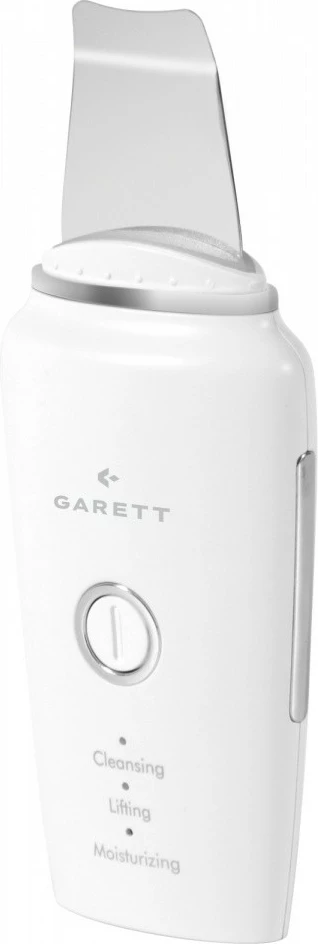 Pajisje për pastrim fytyre Garett Electronics Beauty Refresh Scrub, me EMS, e bardhë