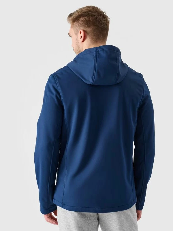 Jakne softshell për meshkuj 4F NOSH4SFM001B-31S, e kaltër, XXL
