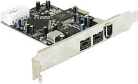 Kartë PCIe FireWire DeLOCK, 2x FireWire 800 + 1x FireWire 400, 800 Mbit/s