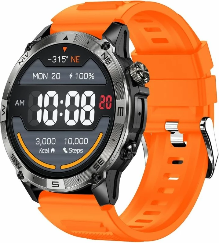 Smartwatch Gravity GT46-4, rrip i zi + byzylyk