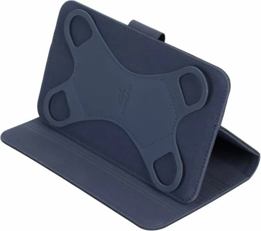 Mbështjellës për tablet RIVACASE 3312, universal 7", funksion stand, poliuretan/mikrofibër, i zi