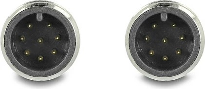 Kabllo Ethernet DeLOCK M12 A-coded 8-pin, Cat5e, 5 m, e zezë