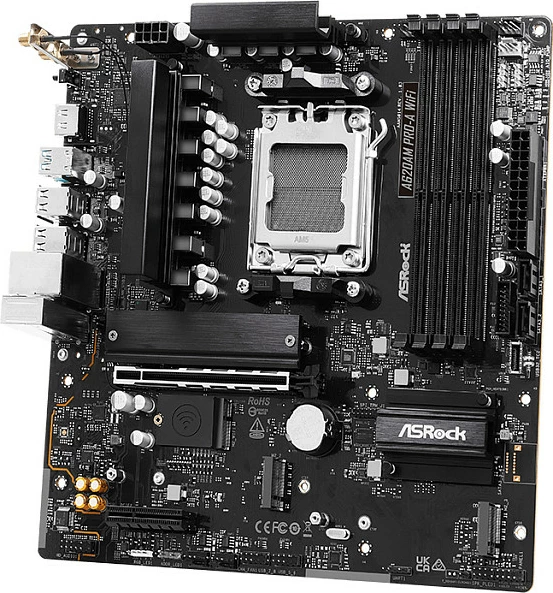 Pllakë amë ASRock A620AM Pro-A WiFi, Socket AM5, micro ATX, DDR5, HDMI