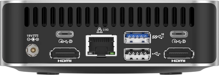 mini Kompjuter GEEKOM A6 Ryzen 7 6800H 16GB DDR5 SSD 1TB Win 11 Pro, argjend, me VESA mount