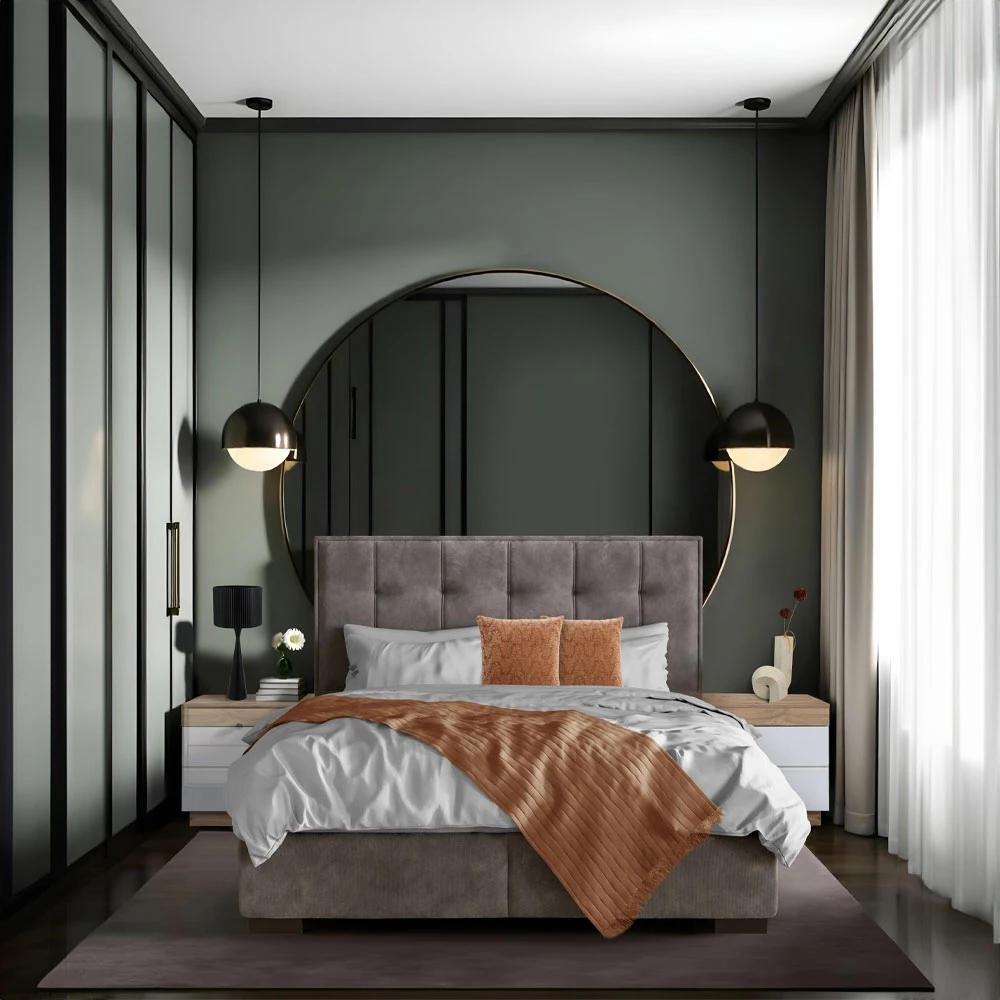 Krevat me hapësirë për depo, ngjyrë kërpurdhe, 05-780, 207x160x115