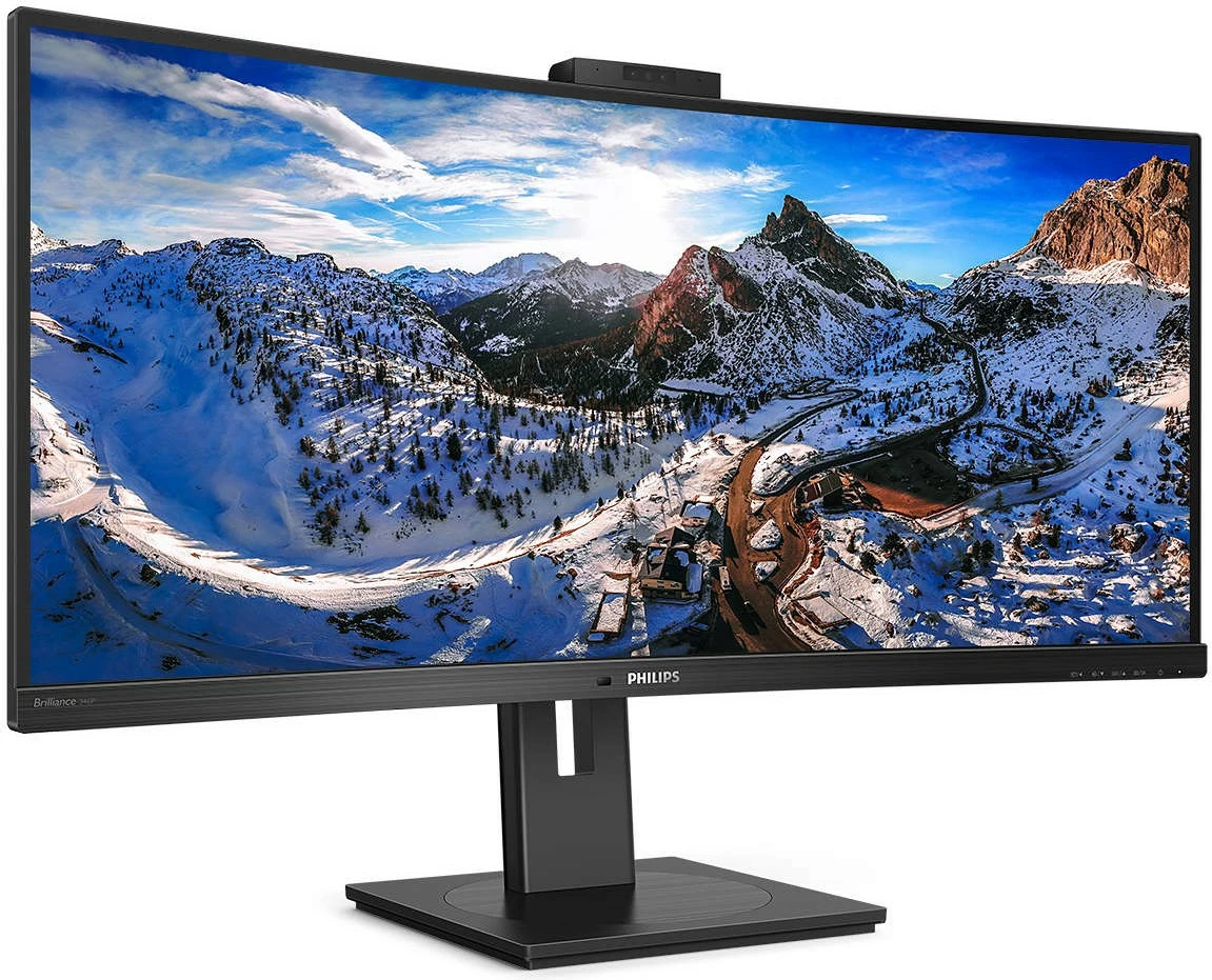 Monitor Philips P Line 346P1CRH/00, 34 inç, UltraWide Quad HD, LED, USB-C, i zi