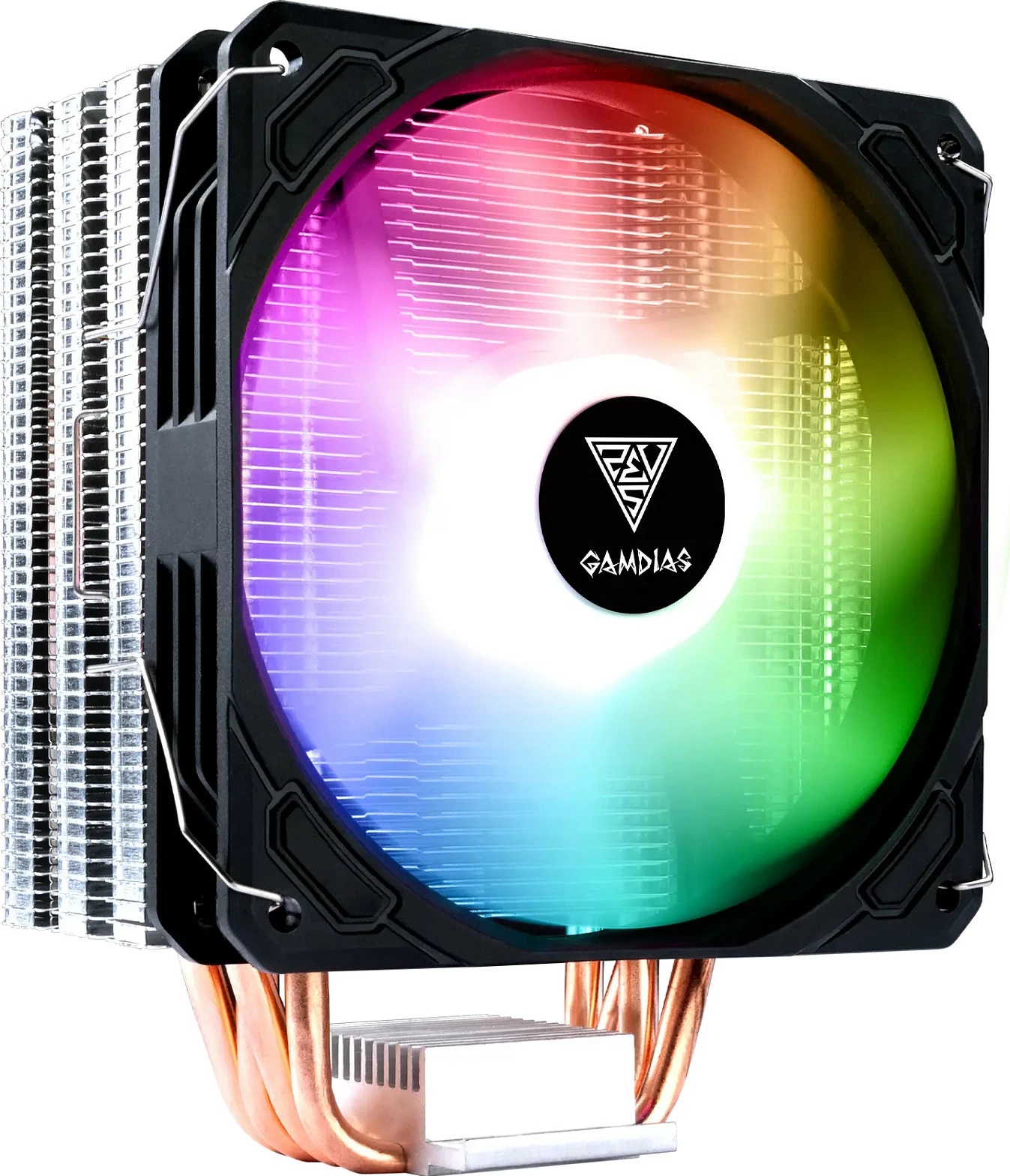 Ftohës ajri për CPU Gamdias Boreas E1-410 Lite RGB, 120mm, PWM, i zi