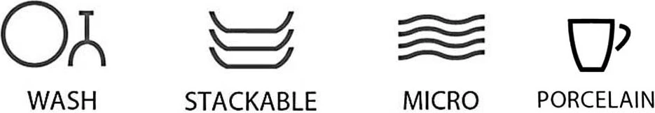 Tas porcelani Fine Dine Constancy Ø180mm 1300ml, kafe, set 3 copë