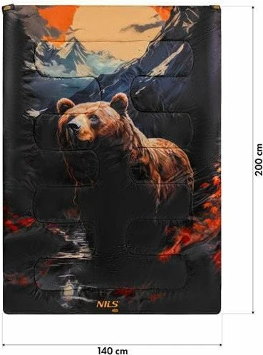 Thes gjumi Nils Camp NC3601, 3-në-1 dyshe 200x140 cm, gjithë-sezonale