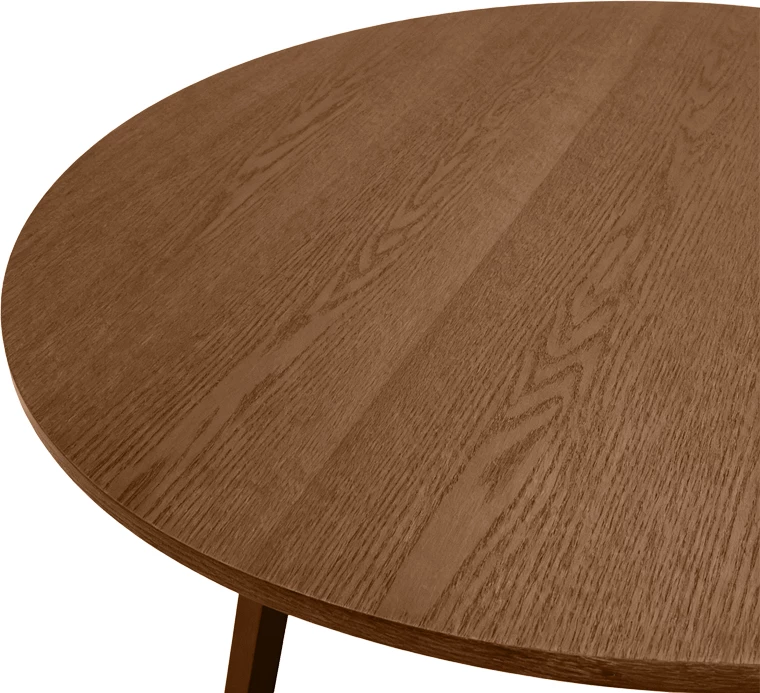 Tavolinë ngrënieje Sedria, MDF, ngjyrë arre, D120x75cm