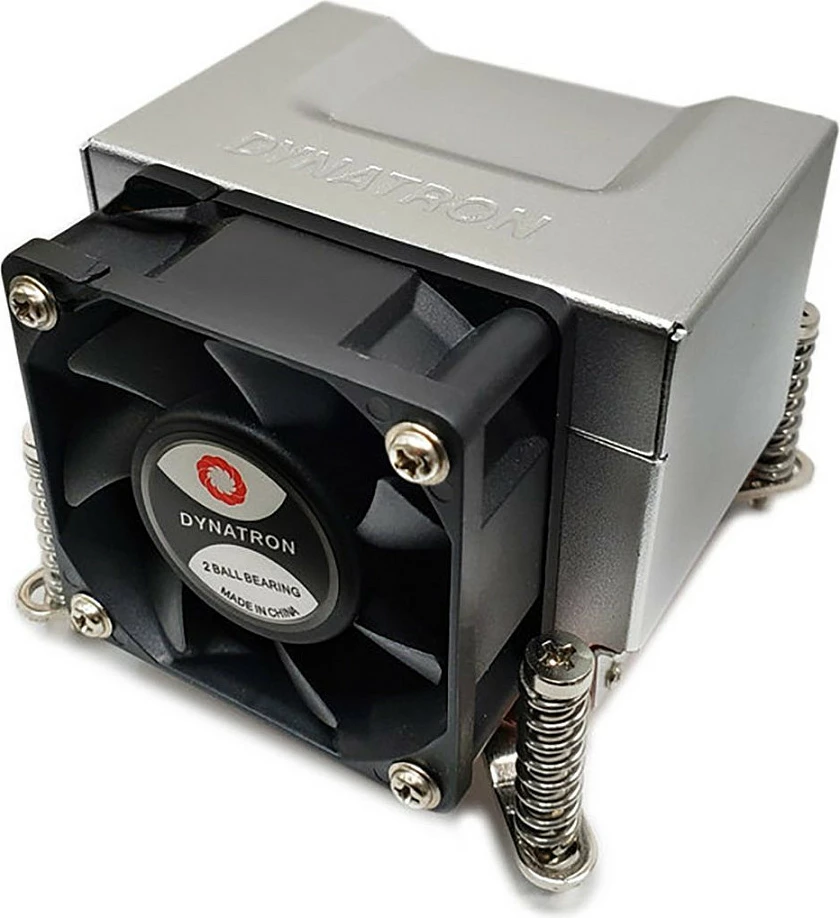 Ftohës procesori Inter-Tech Q-5, 6 cm, LGA 1700, alumini/bakër, zi/argjend