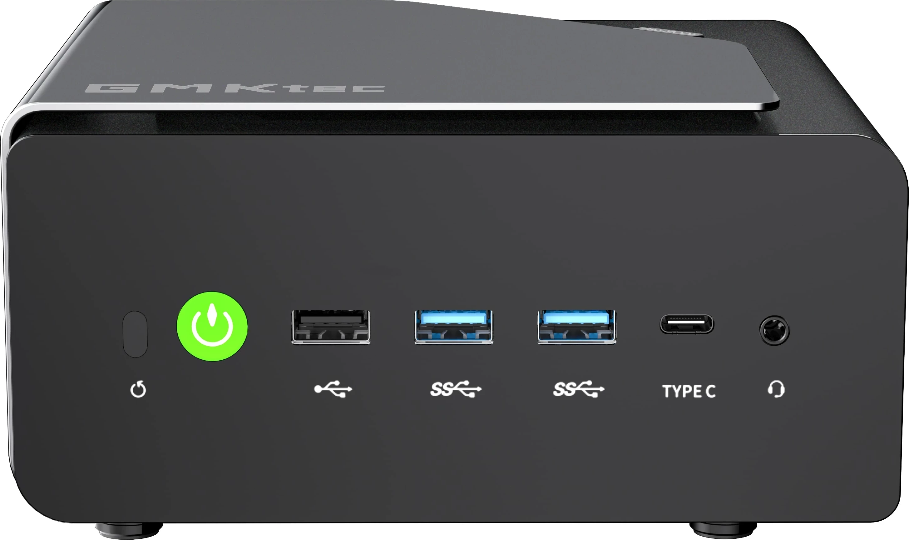 Kompjuter mini GMKtec K12 Ryzen 7 H255, 32GB RAM, 1TB SSD, Windows 11 Pro, gri