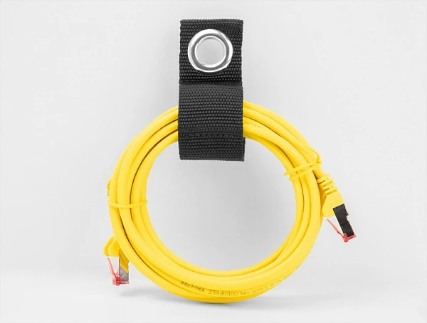 Rrip Velcro DeLOCK 260 x 38 mm, 5 copë, i zi