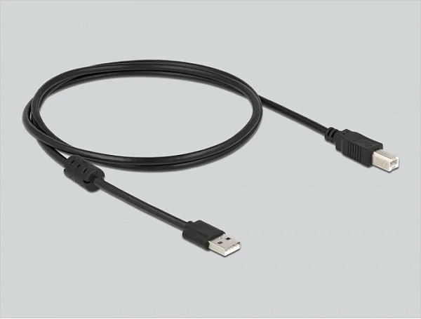 Skaner barkodi DeLOCK 2.4 GHz 1D/2D me bazë karikimi, USB, 2000 mAh, i zi/portokalli