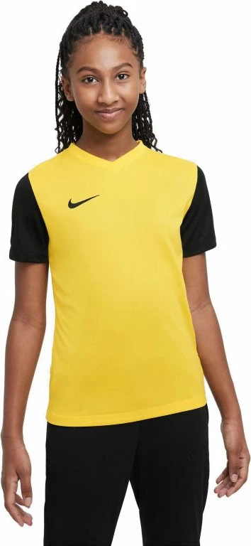 Fanellë futbolli për fëmijë Nike, e zezë dhe e verdhë [Madhësia: XS]