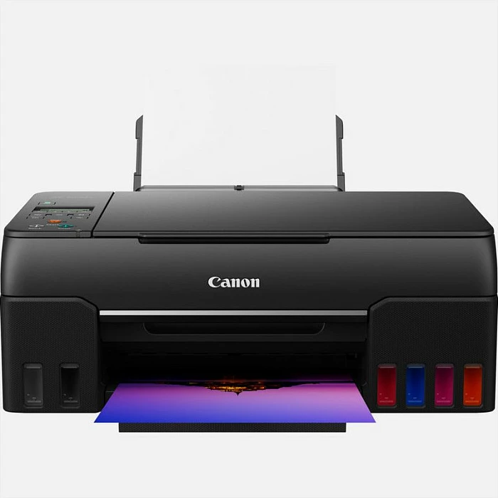Printer multifunksional Canon PIXMA G650 MegaTank, inkjet me ngjyra, A4, Wi‑Fi, Direct Printing, e zezë
