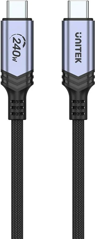 Kabllo USB-C UNITEK, 240W, 2 metra